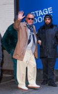 Don Johnson is seen leaving Good Morning America this morning in New York City. 10 Mar 2025 Pictured: Don Johnson is seen leaving Good Morning America this morning in New York City. Photo credit: Eric Kowalsky / MEGA 